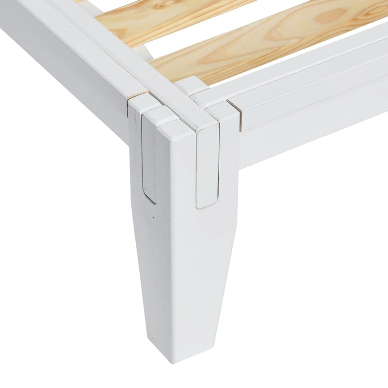 Lit plateforme Yume en bois massif avec assemblage japonais