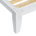 Lit plateforme Yume en bois massif avec assemblage japonais