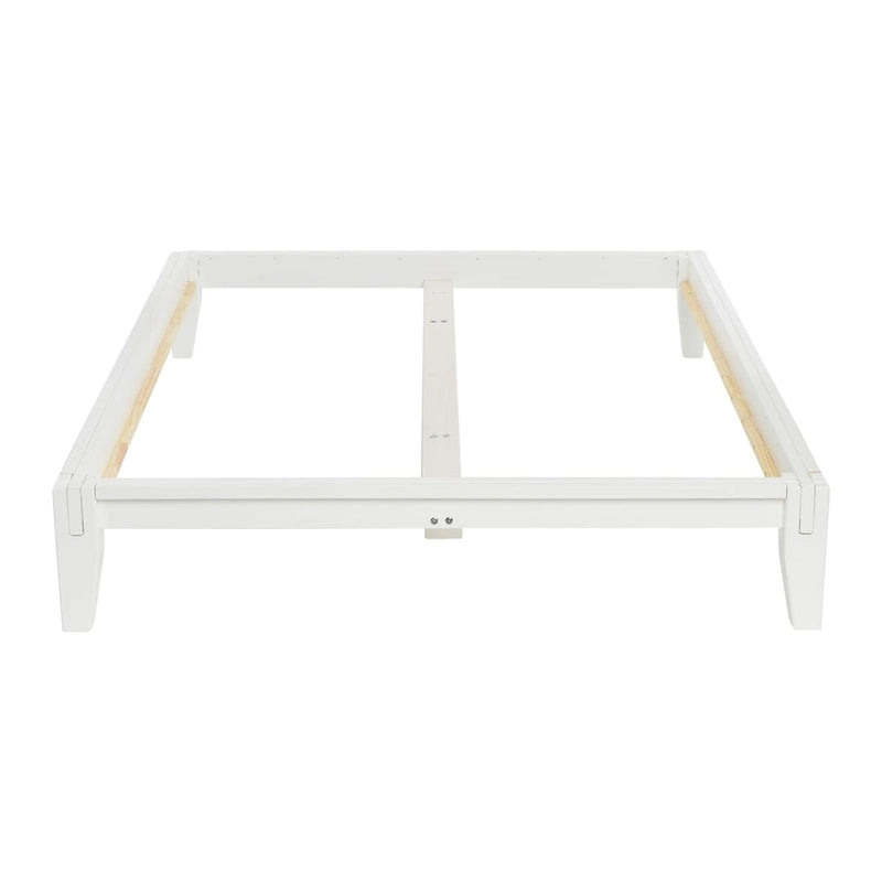 Lit plateforme Yume en bois massif avec assemblage japonais