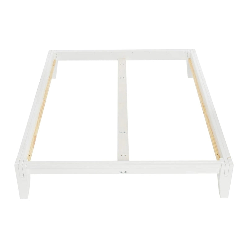 Lit plateforme Yume en bois massif avec assemblage japonais