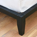 Lit plateforme Yume en bois massif avec assemblage japonais