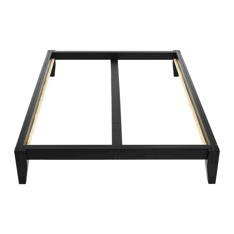 Lit plateforme Yume en bois massif avec assemblage japonais