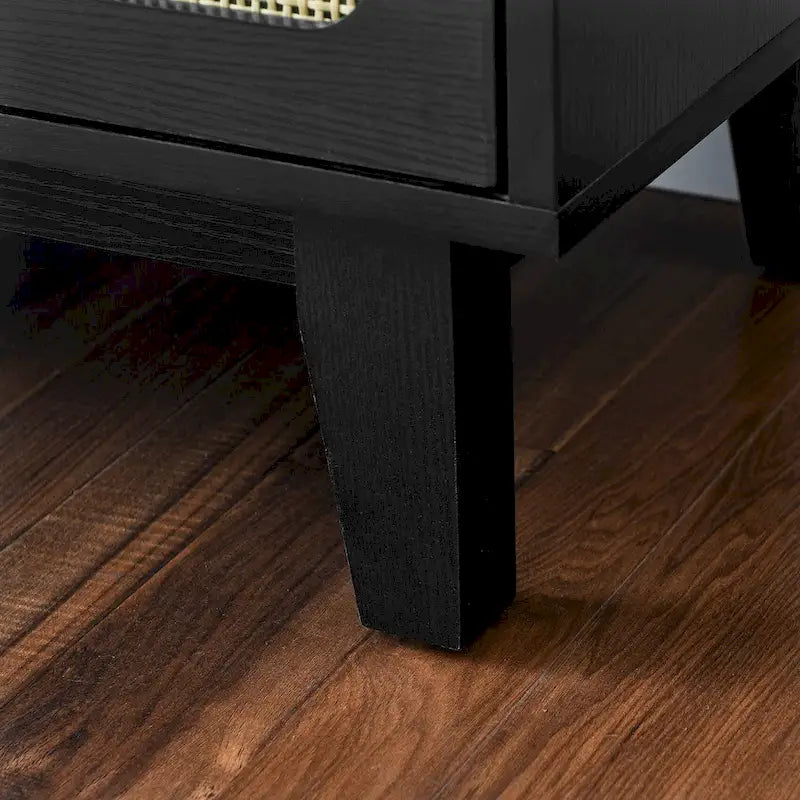 commode ancienne en bois à six tiroirs