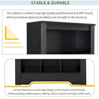 Meuble à chaussures contemporain Merax avec plusieurs espaces de rangement