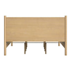 Lit plateforme Lennon à pieds arrondis