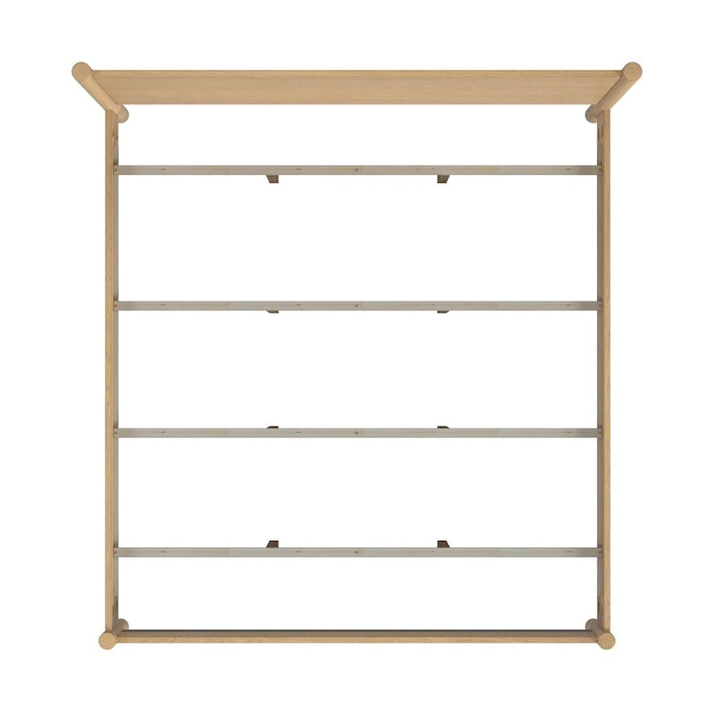 Lit plateforme Lennon à pieds arrondis