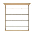 Lit plateforme Lennon à pieds arrondis