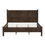 Lit plateforme Lennon à pieds arrondis