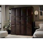 Armoire-penderie 4 portes Regal 100% bois massif de Palace Imports