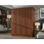 Armoire-penderie 4 portes Regal 100% bois massif de Palace Imports