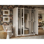 Armoire-penderie 4 portes Regal 100% bois massif de Palace Imports