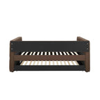 Lit de jour rembourré avec lit gigogne