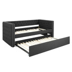 Lit de jour rembourré avec lit gigogne