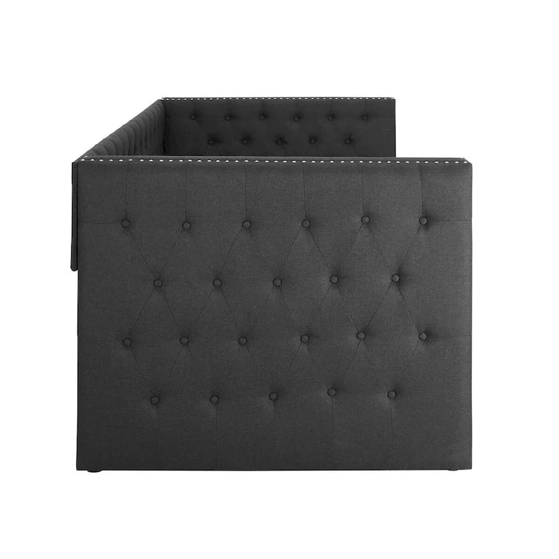 Lit de jour rembourré avec lit gigogne