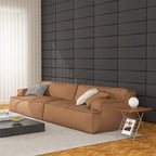 Tête de lit autocollante Art3d 9,84 x 23,62, lot de 12, panneaux muraux insonorisés 3D, panneau mural rembourré