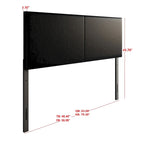 Tête de lit rembourrée Hazard Twin