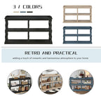 Console avec 3 niveaux de rangement ouverts - Non applicable