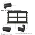 Console avec 3 niveaux de rangement ouverts - Non applicable