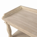 Console avec 3 niveaux de rangement ouverts - Non applicable