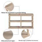 Console avec 3 niveaux de rangement ouverts - Non applicable