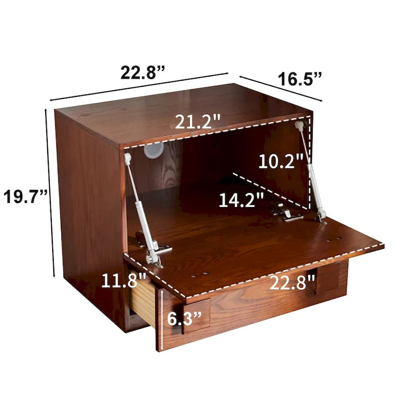 Meubles en bois multifonctionnels décoratifs style milieu du siècle, 1 à 4 pièces