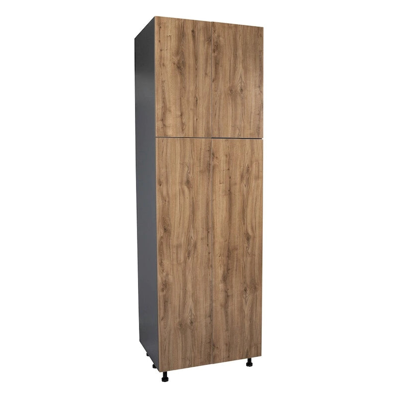 Armoire utilitaire 36 x 90 - Quatre portes - Gris - 36 x 90 x 23 3/8