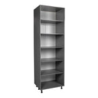 36 x 90 Utility Cabinet-Four Door-Grey - 36 x 90 x 23 3/8
