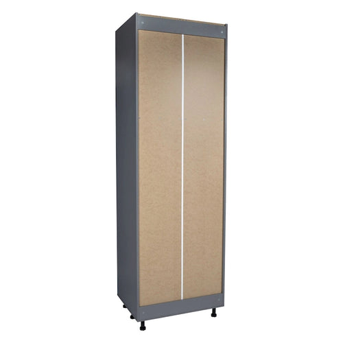Armoire utilitaire 36 x 90 - Quatre portes - Gris - 36 x 90 x 23 3/8