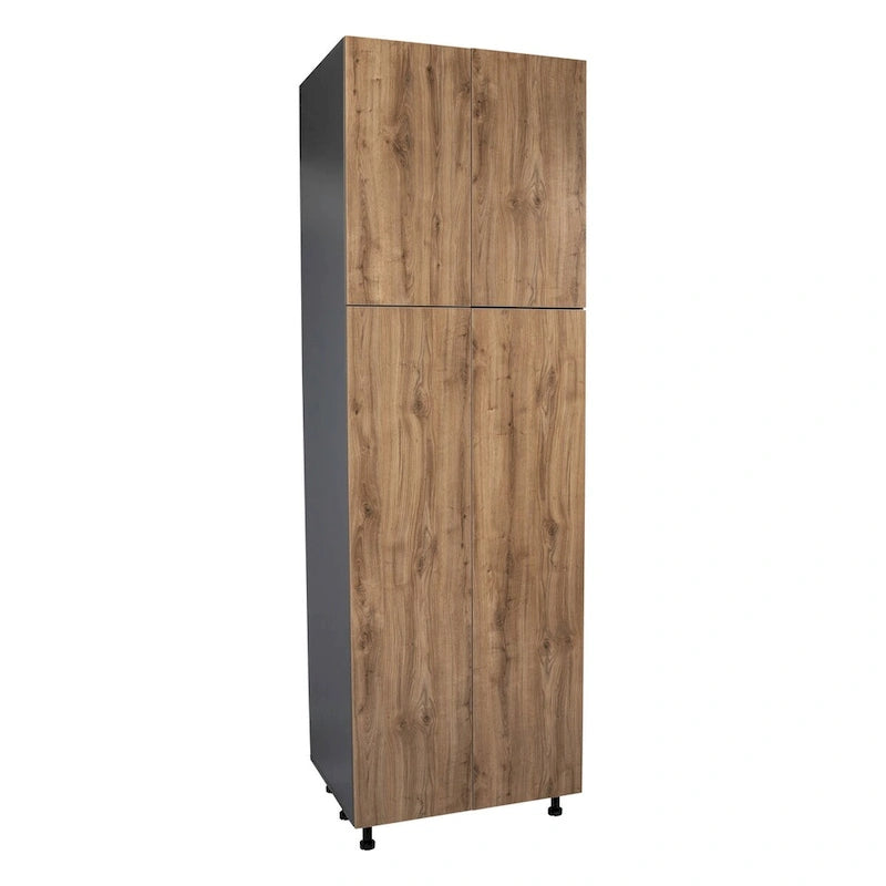 Armoire utilitaire 36 x 90 - Quatre portes - Gris - 36 x 90 x 23 3/8