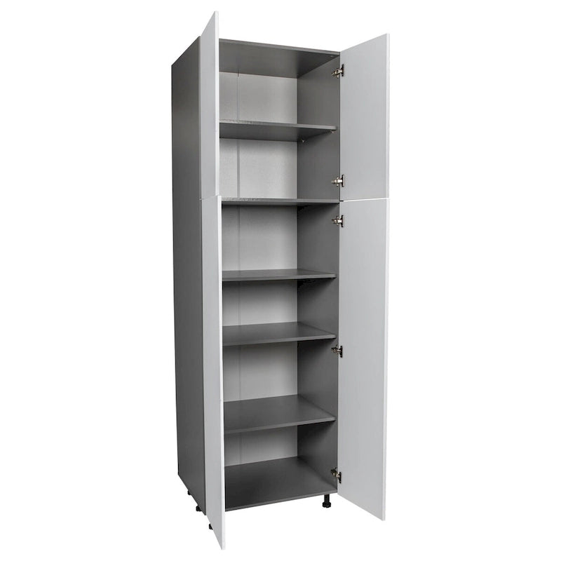 Armoire utilitaire 36 x 90 - Quatre portes - Gris - 36 x 90 x 23 3/8