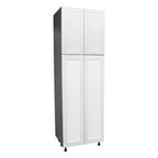 Armoire utilitaire 36 x 90 - Quatre portes - Gris - 36 x 90 x 23 3/8
