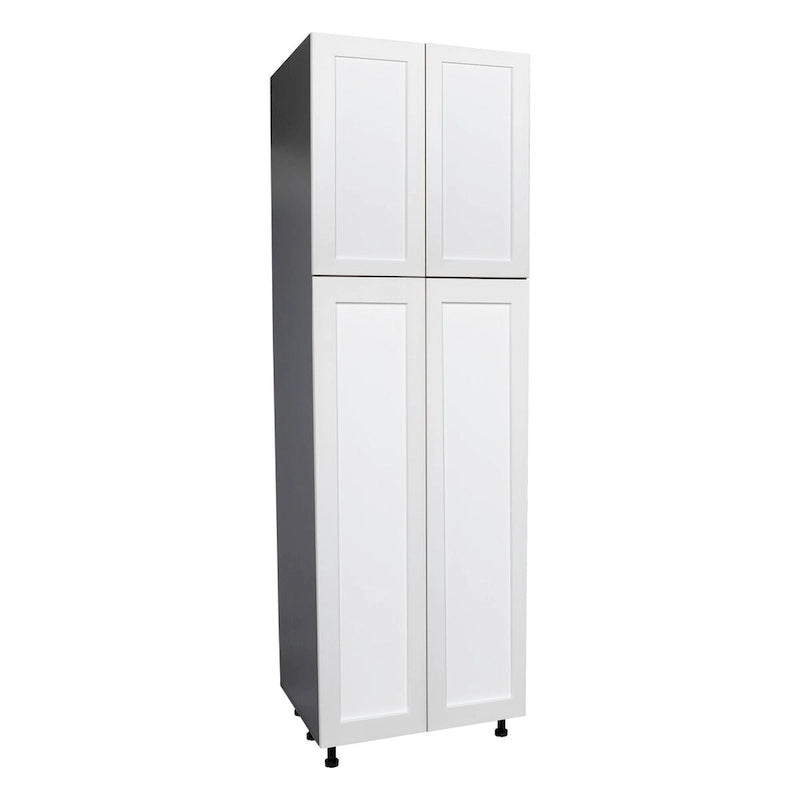 Armoire utilitaire 36 x 90 - Quatre portes - Gris - 36 x 90 x 23 3/8
