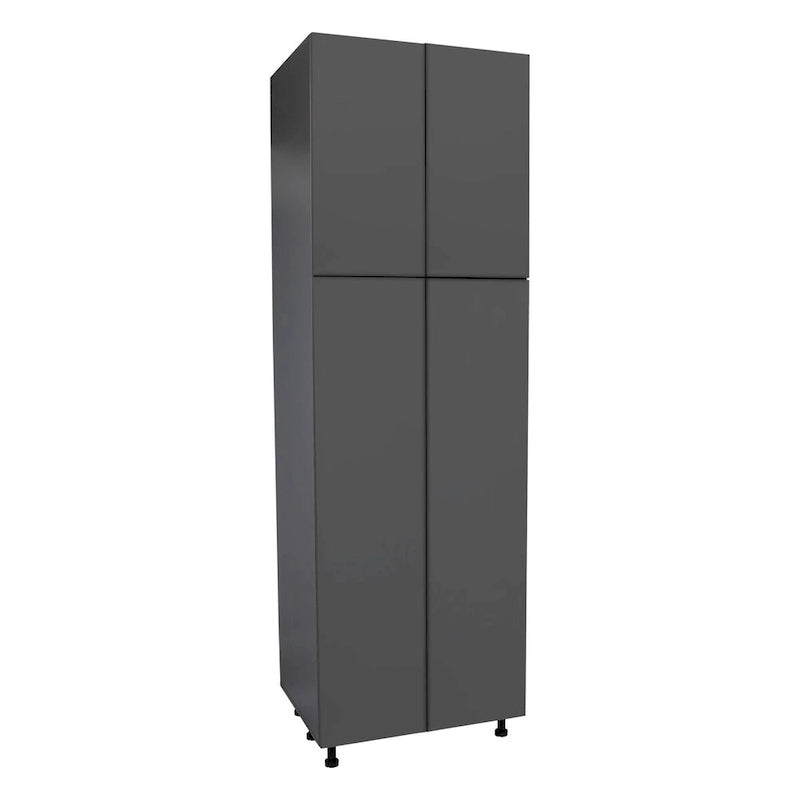 Armoire utilitaire 36 x 90 - Quatre portes - Gris - 36 x 90 x 23 3/8