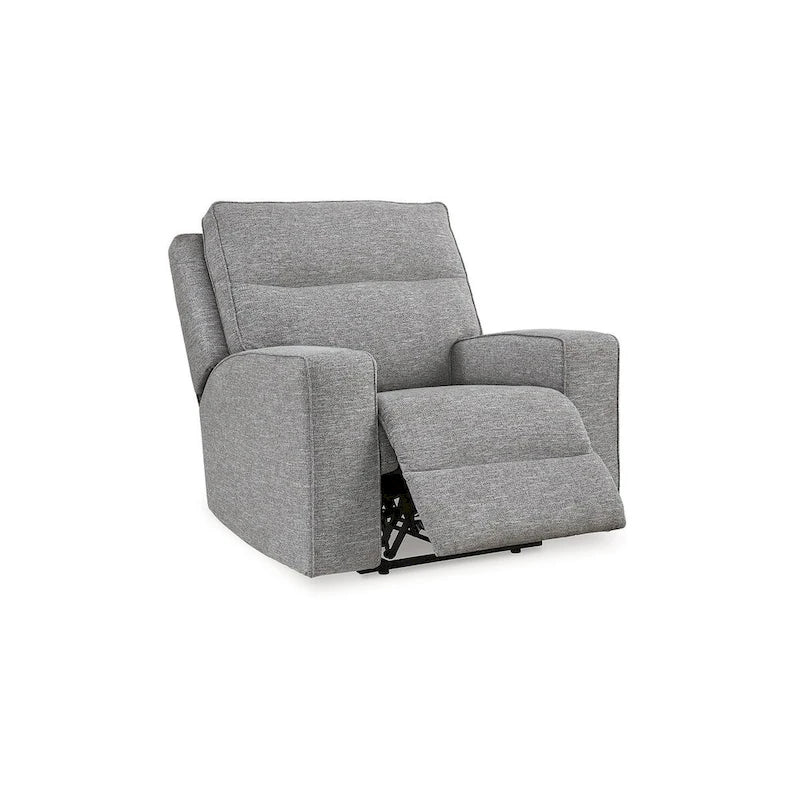 Fauteuil inclinable électrique couleur étain, design signature Ashley Biscoe