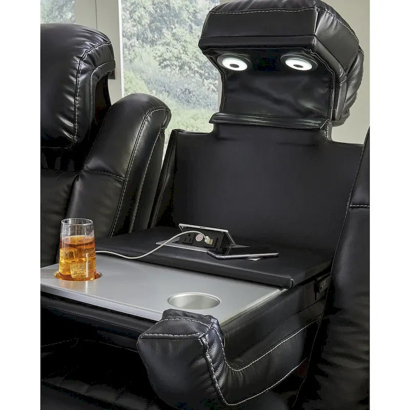 Canapé inclinable électrique Midnight Caveman Den de Signature Design by Ashley - 86 cm L x 42 cm P x 42 cm H