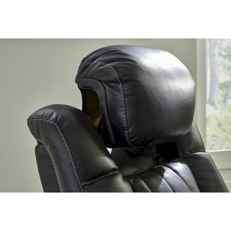 Canapé inclinable électrique Midnight Caveman Den de Signature Design by Ashley - 86 cm L x 42 cm P x 42 cm H