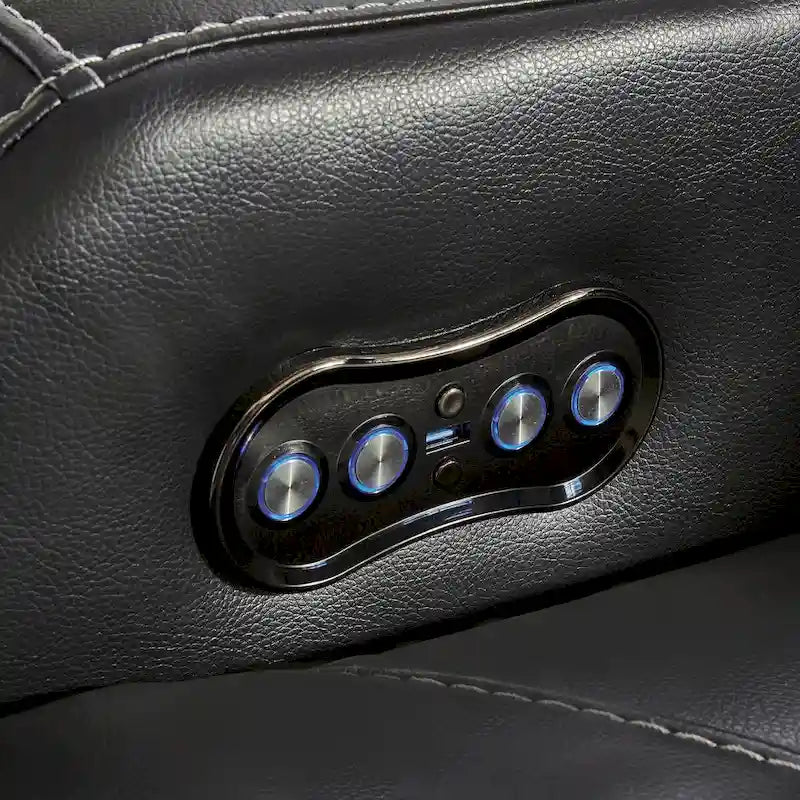 Canapé inclinable électrique Midnight Caveman Den de Signature Design by Ashley - 86 cm L x 42 cm P x 42 cm H