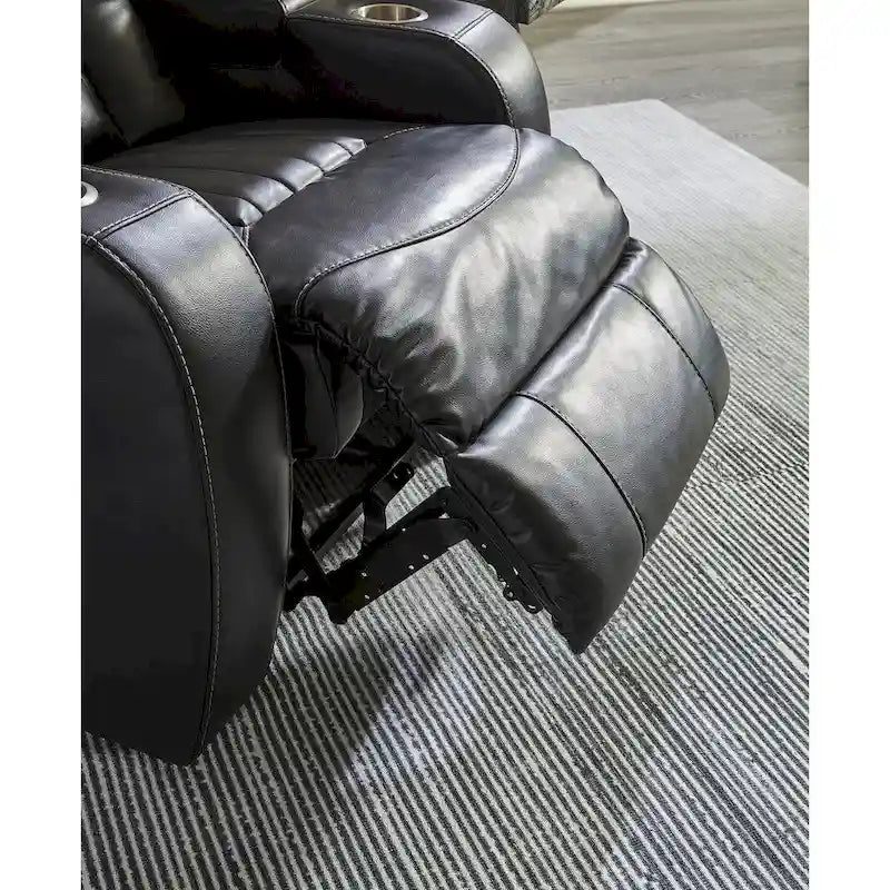 Canapé inclinable électrique Midnight Caveman Den de Signature Design by Ashley - 86 cm L x 42 cm P x 42 cm H