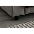 Canapé-lit convertible en velours 3 places avec lit gigogne