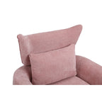 Fauteuil d'appoint pivotant à 360 degrés style milieu du siècle