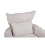 Fauteuil d'appoint pivotant à 360 degrés style milieu du siècle