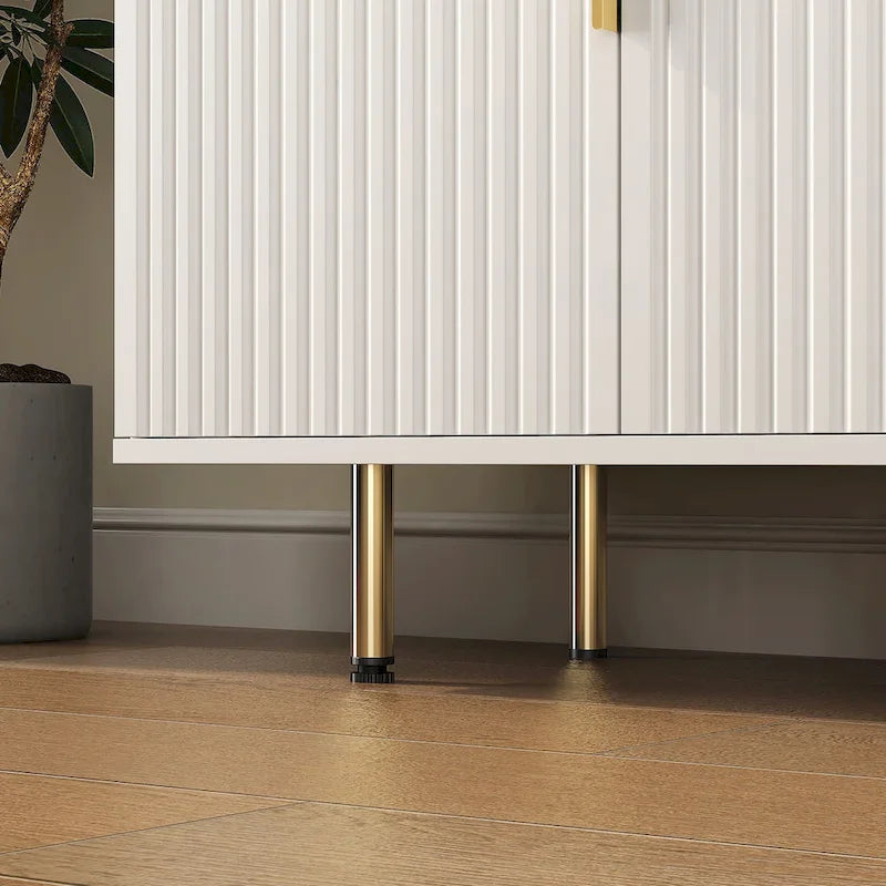 Buffet moderne avec rangements et étagères réglables