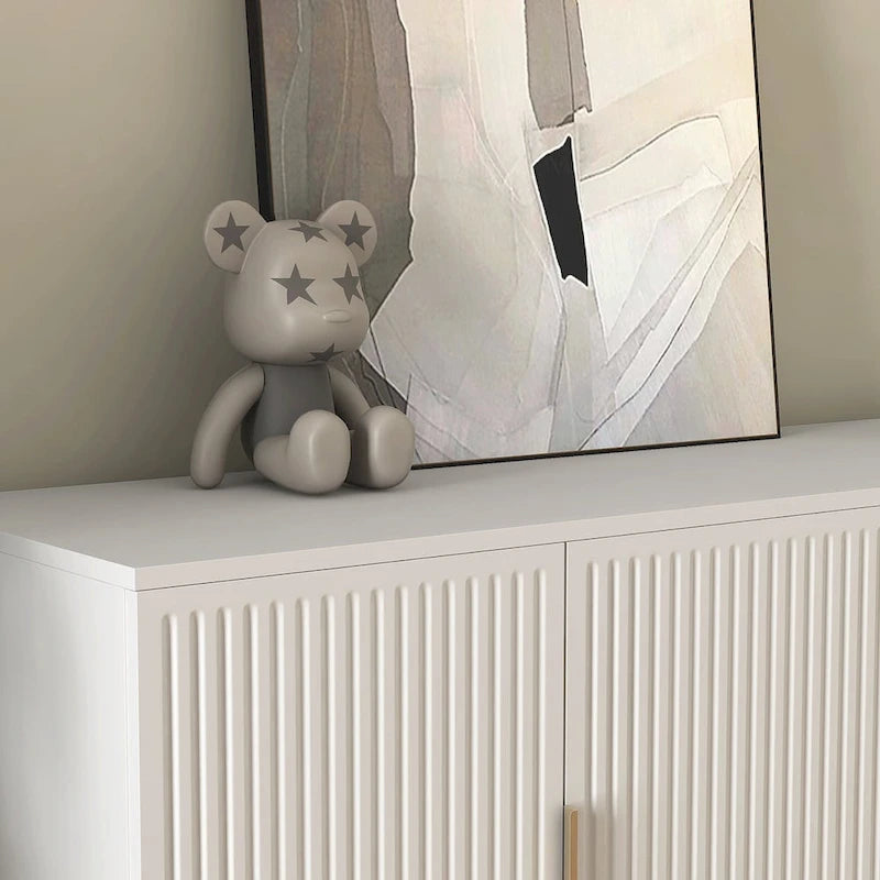 Buffet moderne avec rangements et étagères réglables