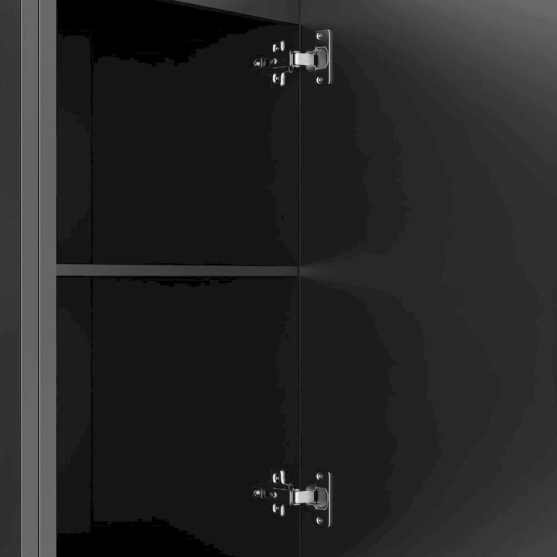 Buffet moderne avec rangements et étagères réglables