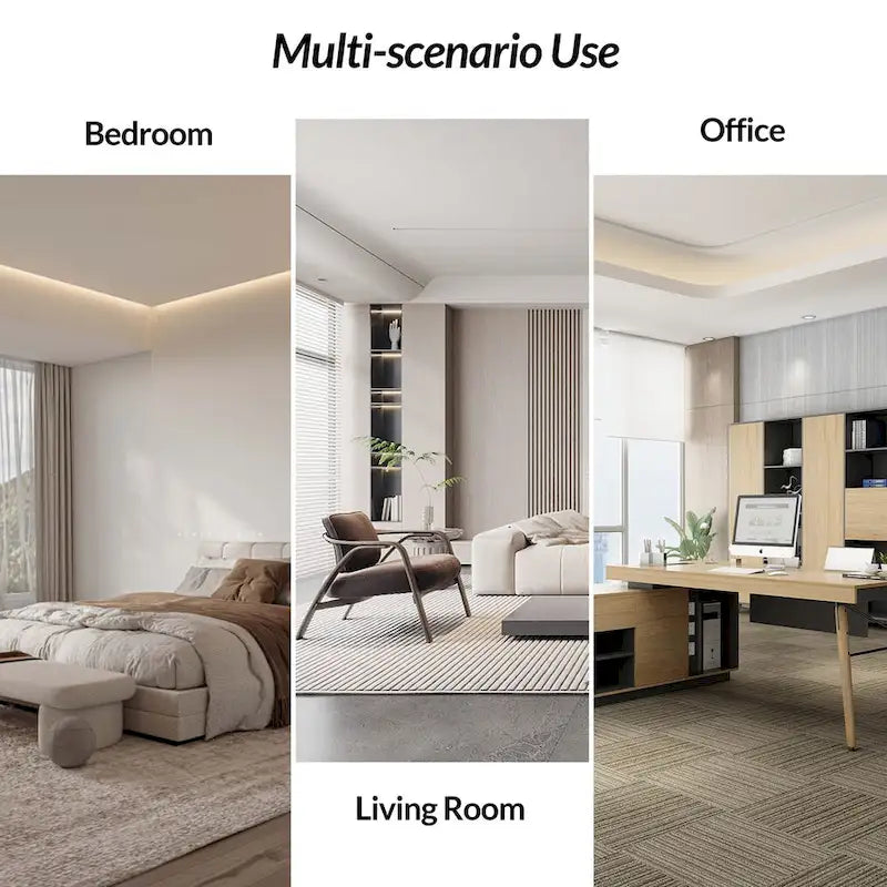 Ensemble de 2 fauteuils inclinables pivotants en cuir véritable Josefa de Hulala Home