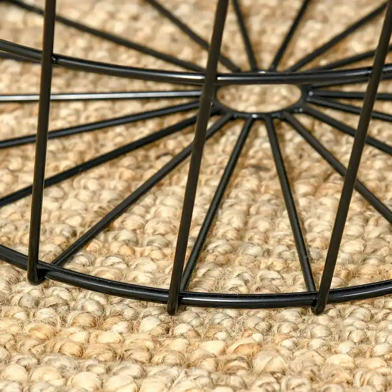 Ensemble de 2 tables d'appoint gigognes avec rangement, tables basses rondes décoratives avec plateau amovible pour salon et chambre.