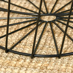 Ensemble de 2 tables d'appoint gigognes avec rangement, tables basses rondes décoratives avec plateau amovible pour salon et chambre.