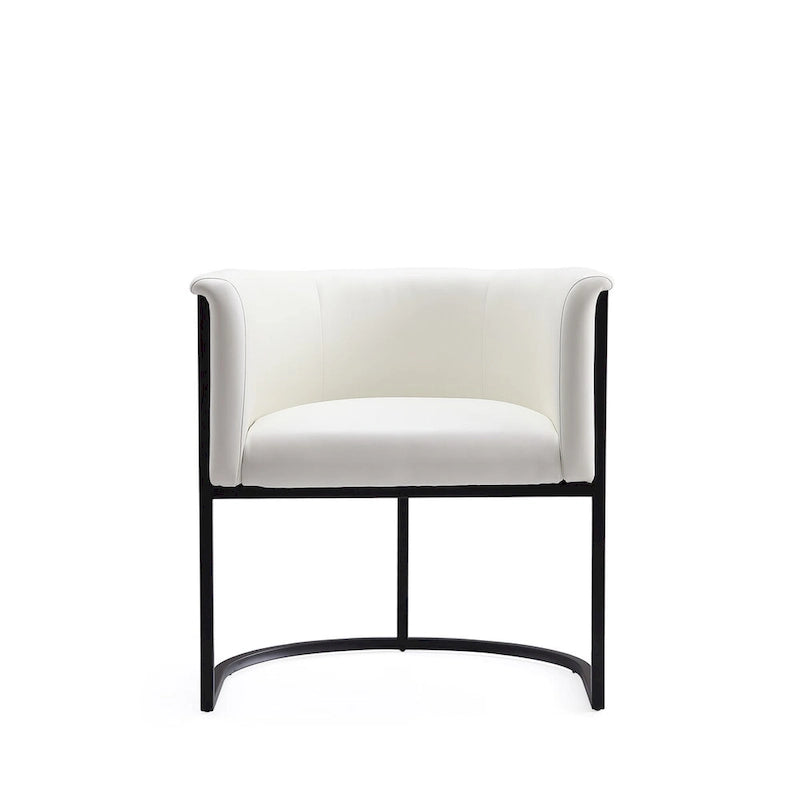 Chaise de salle à manger Ceets style Art déco industriel moderne du milieu du siècle, inspirée de Bali