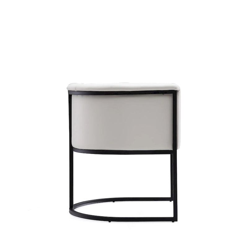 Chaise de salle à manger Ceets style Art déco industriel moderne du milieu du siècle, inspirée de Bali