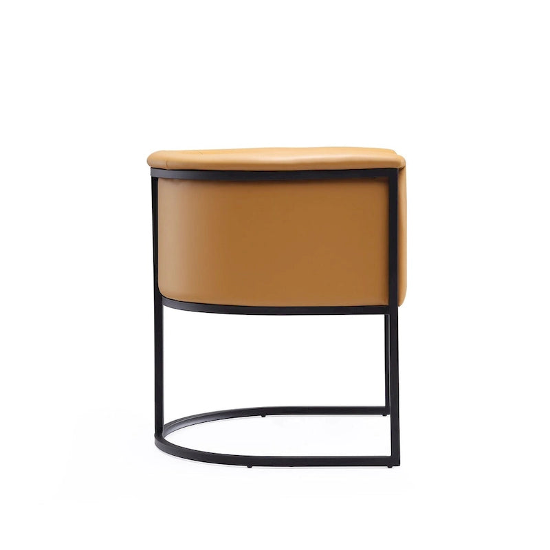 Chaise de salle à manger Ceets style Art déco industriel moderne du milieu du siècle, inspirée de Bali